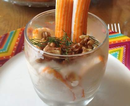 Tzatziki de surimi