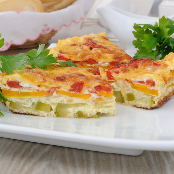 Œufs brouillés à la ratatouille