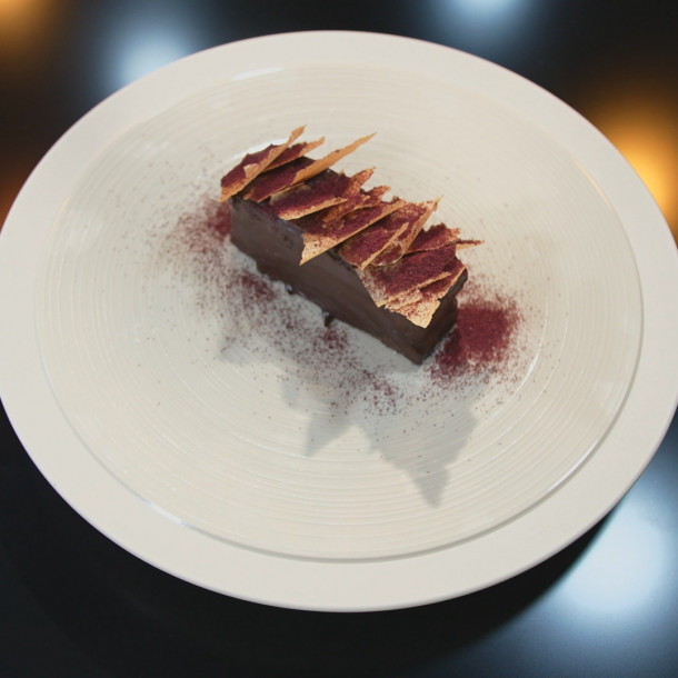 Un dessert qui croustille grâce aux gavottes par Sarah Mainguy dans Objectif Top Chef