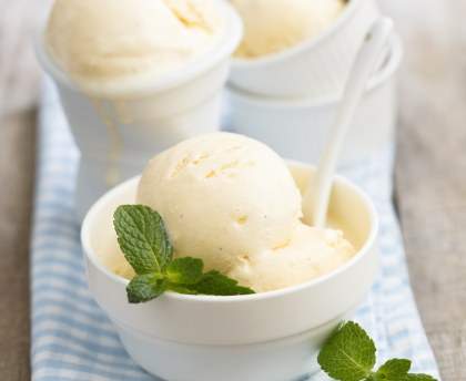 Un très original sorbet poire vanille