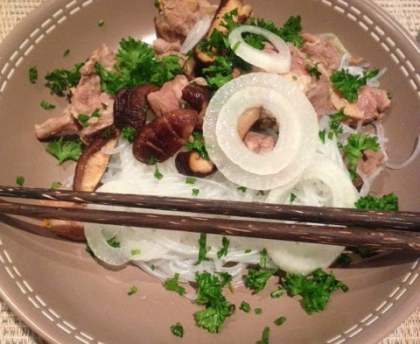 Variante de la Soupe Vietnamienne : le Phõ au Canard
