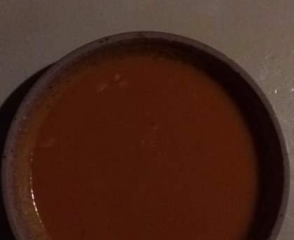 Velouté au concentré de tomate