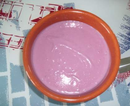 Velouté de betteraves au boursin