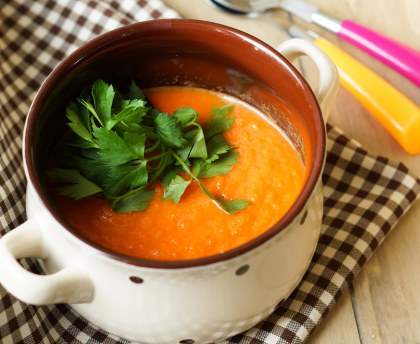 Velouté de carottes onctueux