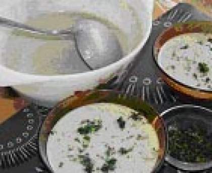 Velouté de champignons au micro ondes