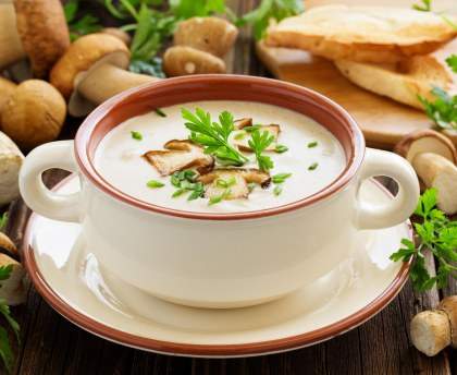 Velouté de champignons