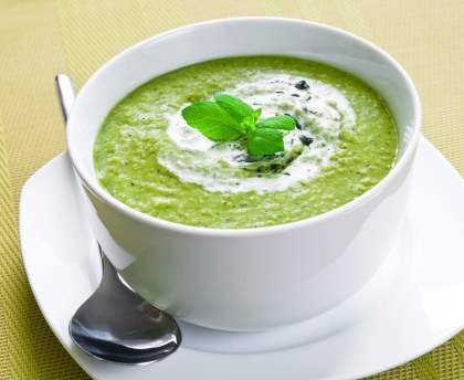 Velouté de courgettes au kiri