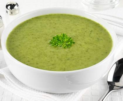 Velouté de cresson au chèvre