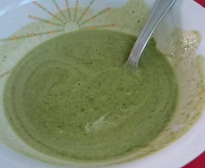 Vélouté de persil pommes de terre