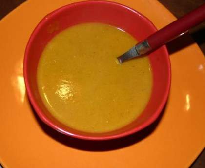 Velouté de potimaron au curry