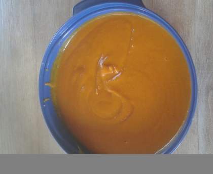 Velouté de potimaron parfumé