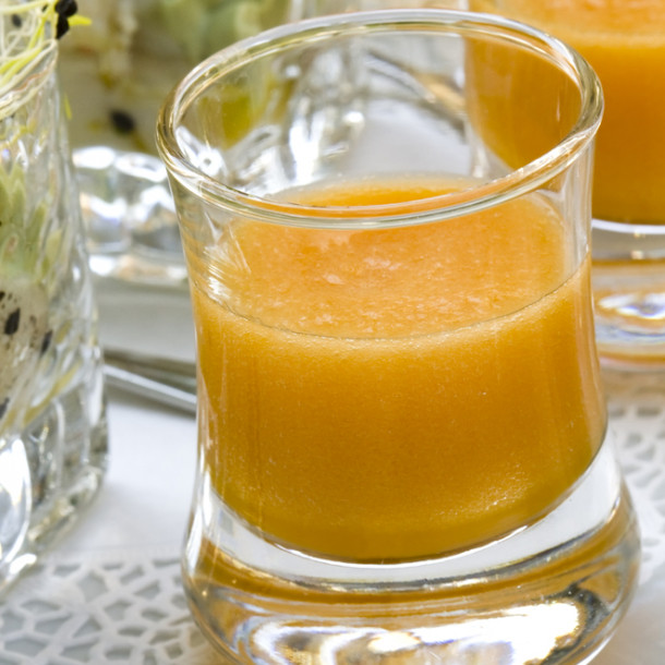 Velouté de potimarron en verrine