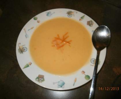 Velouté de topinambours au curry