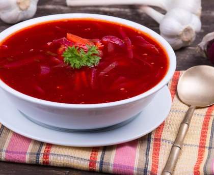 Velouté froid de betteraves