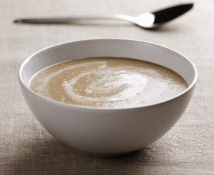 velouté léger de radis noir