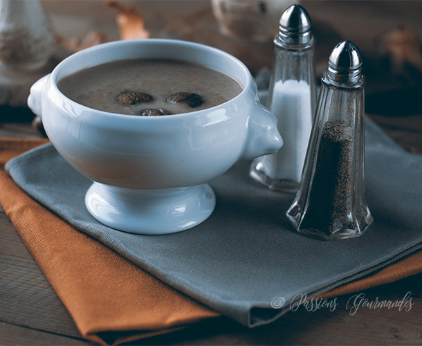 Velouté marrons, champignons, céleri