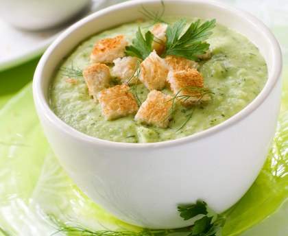 velouté poireaux courgettes