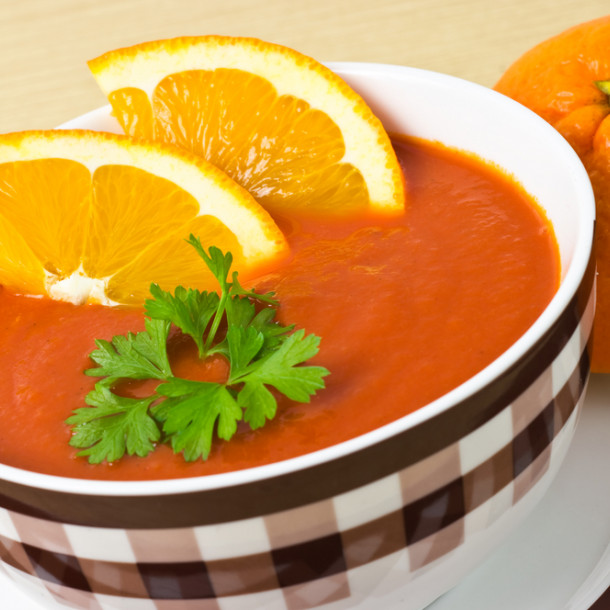 Velouté potimarron orange