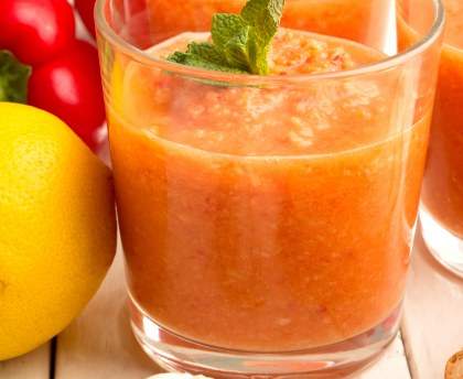 Velouté tomates - poivrons