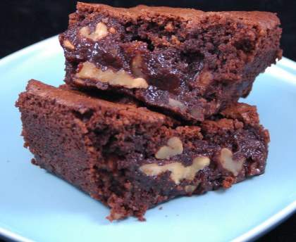 Véritables Brownies aux noix