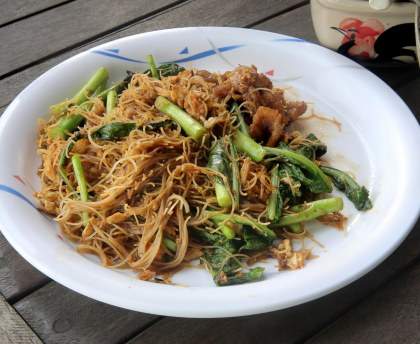 vermicelles chinois aux légumes