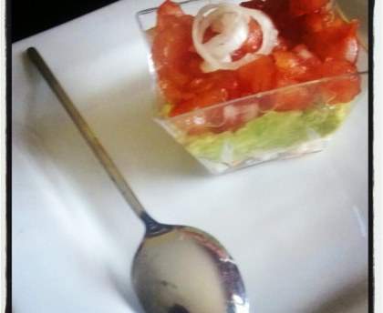 Verrine au râpé de la mer