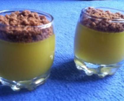 Verrine citron et speculoos