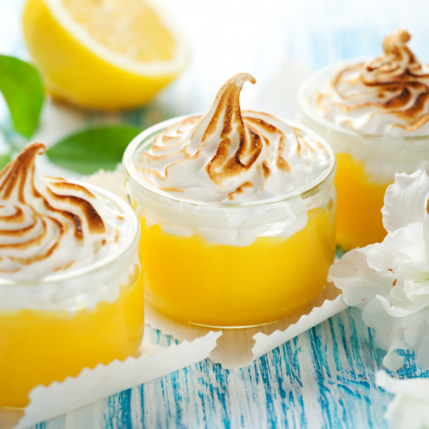 Verrine citron meringué 