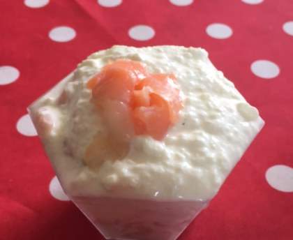 Verrine concombre-saumon de Karine