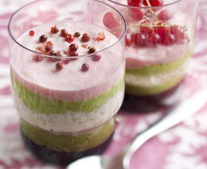 Verrine crabe aux noix et tarama