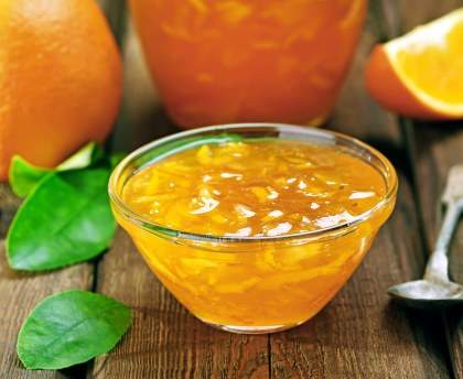 Verrine d'agrumes au thé
