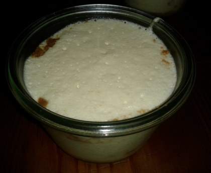 Verrine de mousse au citron et son coulis