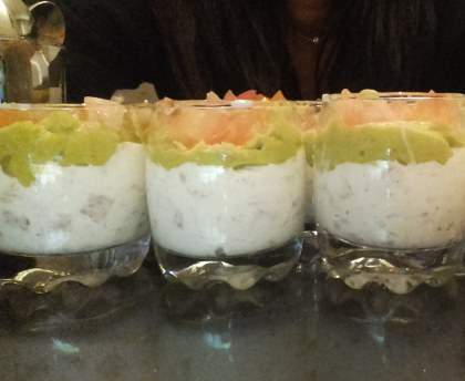 Verrine de saumon facile