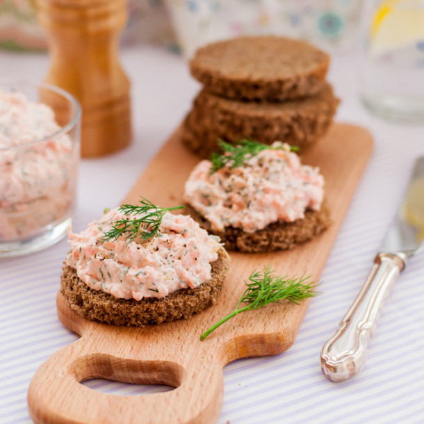 Verrine de saumon St Môret au Thermomix