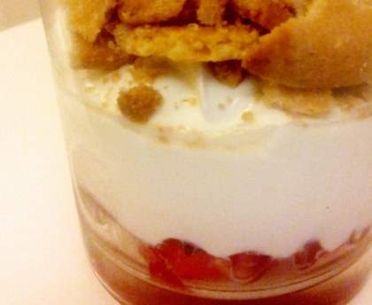 Verrine fraises-grenades