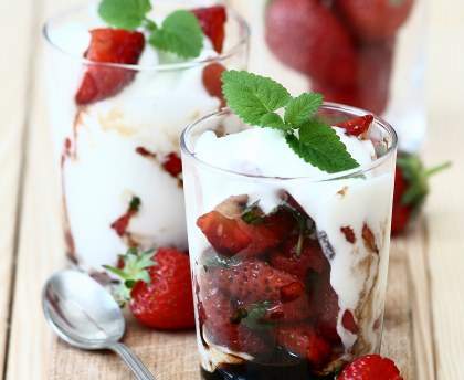 Verrine fraises