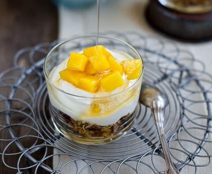 Verrine mangue coco