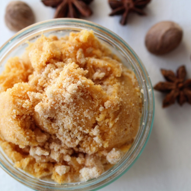 Verrine potimarron au crumble