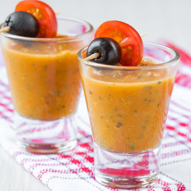 Verrine potimarron chorizo