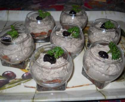 Verrines à la sardine