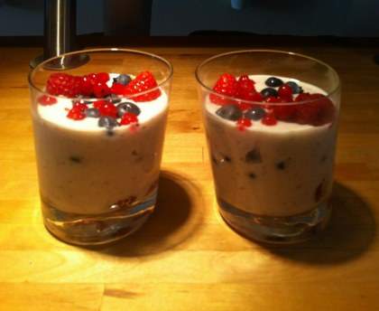 Verrines aux fruits rouges