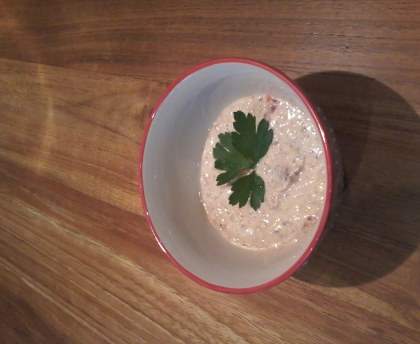 Verrines aux sardines et poivrons
