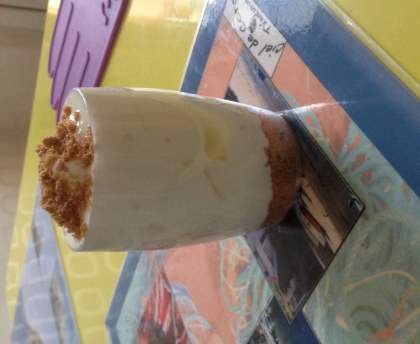 Verrines pommes yaourt et speculoos