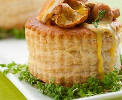 Vol au vent aux champignons