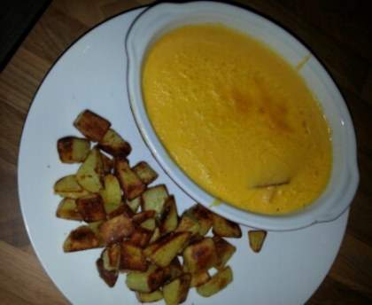 Welsh : toast cheddar jambon 