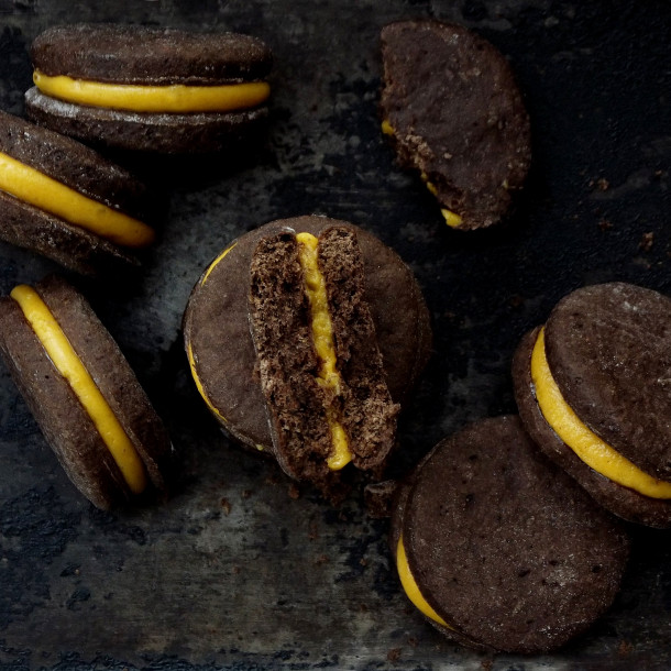 Whoopies au citron et pavot