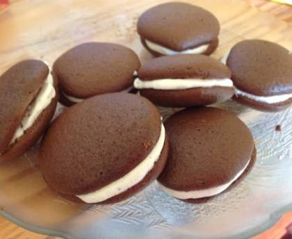 Whoopies chocolat - vanille