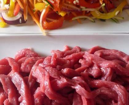 Wok au bœuf façon thaï