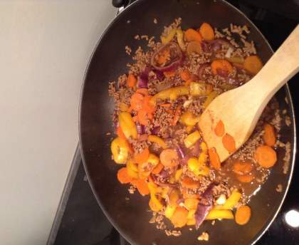 Wok de boeuf parfumé