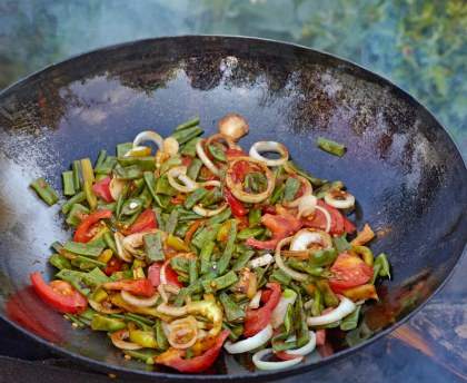 Wok végétarien